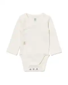 Newborn-Wickelstrampler zum Mitwachsen, LENZING™ ECOVERO™, gerippt weiß