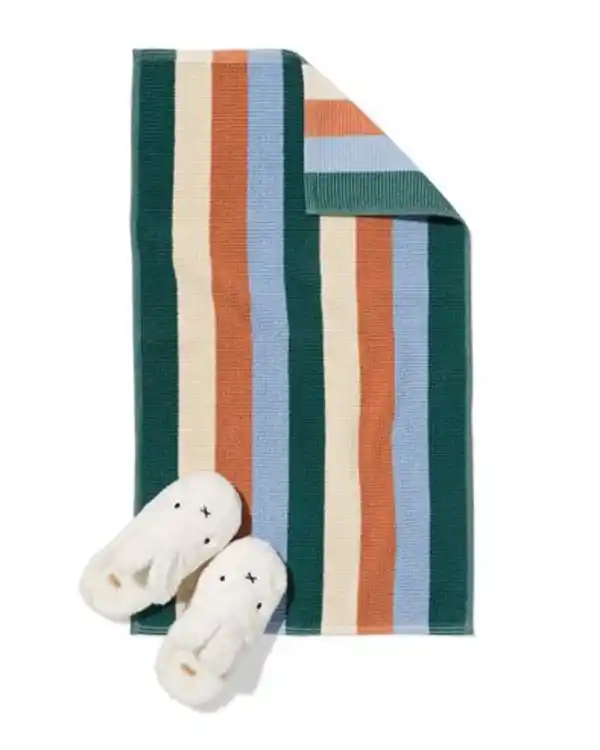 Bild 2 von Badematte der zweiten Chance, 50 x 85 cm, aus recycelter Baumwolle, gestreift