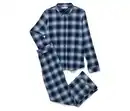 Bild 1 von Flanell-Pyjama-Set, blau