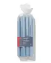 Bild 1 von 12er-Pack lange Haushaltskerzen, Ø 2.2 x 29 cm, hellblau