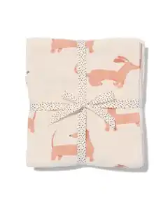 3er-Pack Mullwindeln, 60 x 60 cm, Hunde