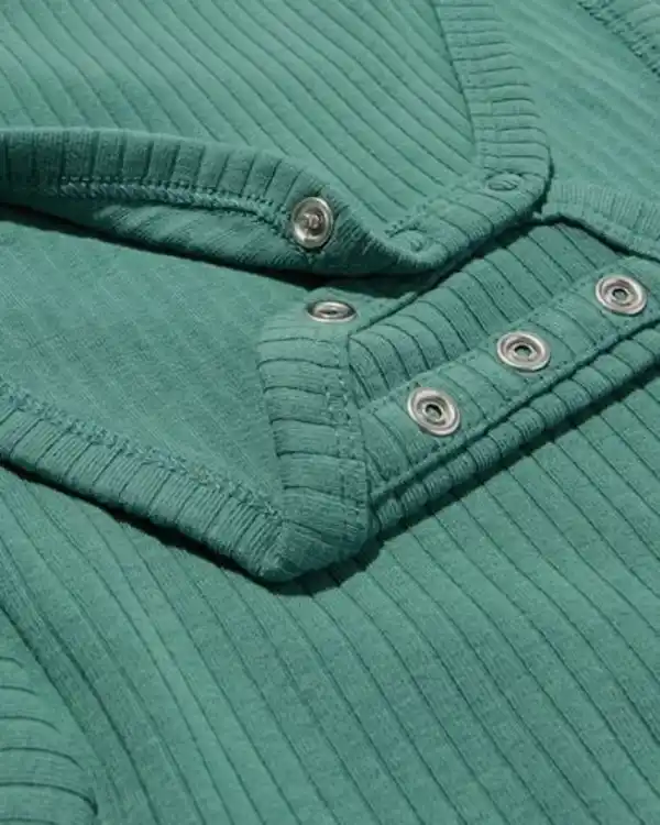 Bild 3 von Strampler ecovero™ gerippt – 2 Stück grün