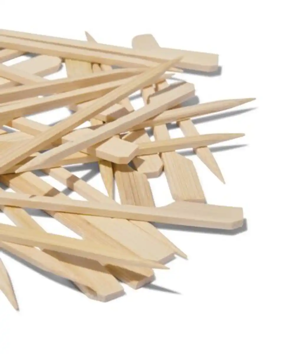 Bild 2 von 50er-Pack Tapasspieße, Bambus, 9 cm