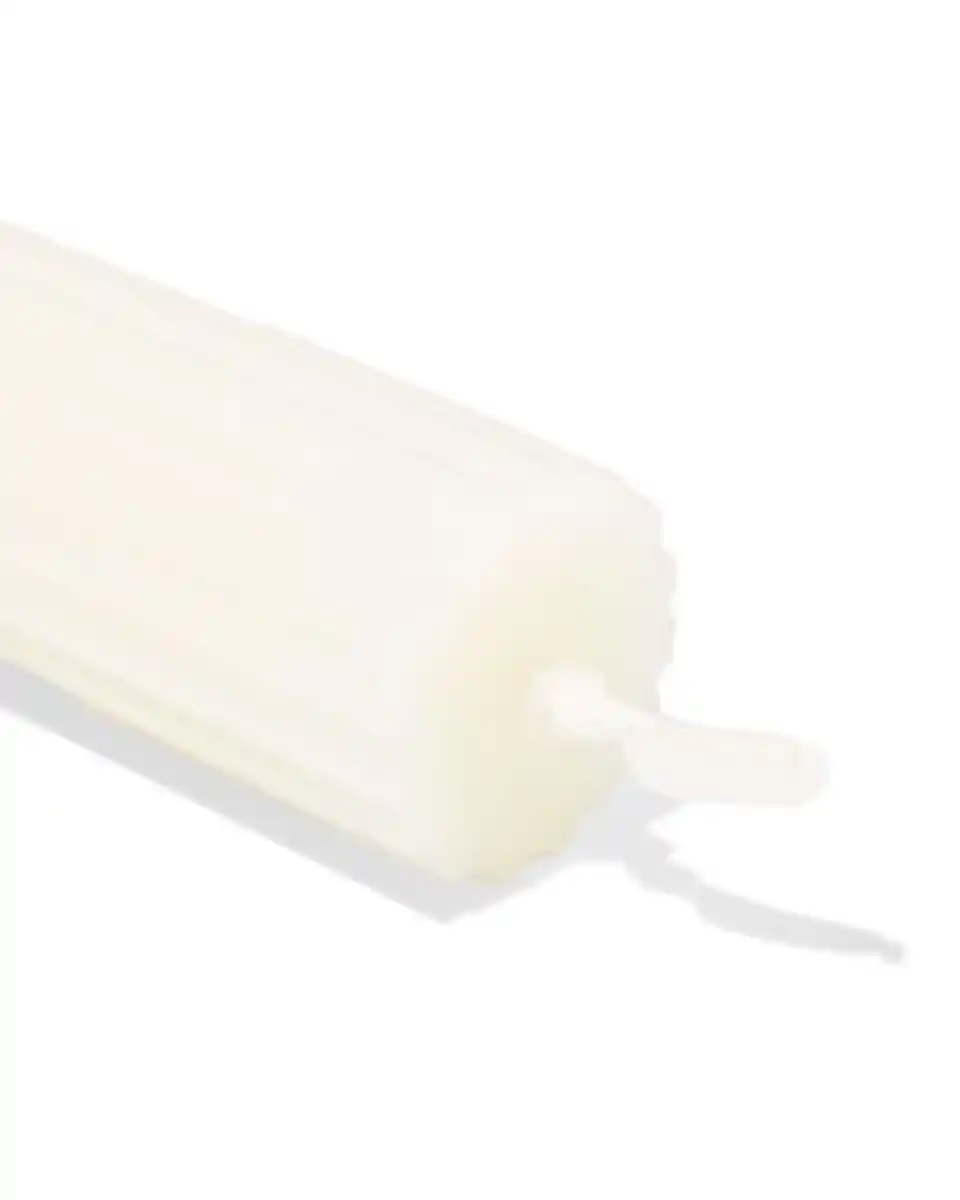 Bild 3 von Haushaltskerze Ø 2,2 x 24 cm, Relief, Elfenbein