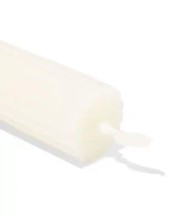 Bild 3 von Haushaltskerze Ø 2,2 x 24 cm, Relief, Elfenbein