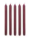 Bild 2 von Lange Haushaltskerze, Ø 2,2 × 29 cm, Aubergine – 12 Stück