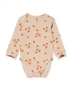 Strampler zum Mitwachsen, LENZING™ ECOVERO™- (Viskose-) Rippenstoff, Eulen, braun braun