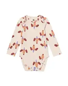 Strampler mit Hunden eierschalenfarben