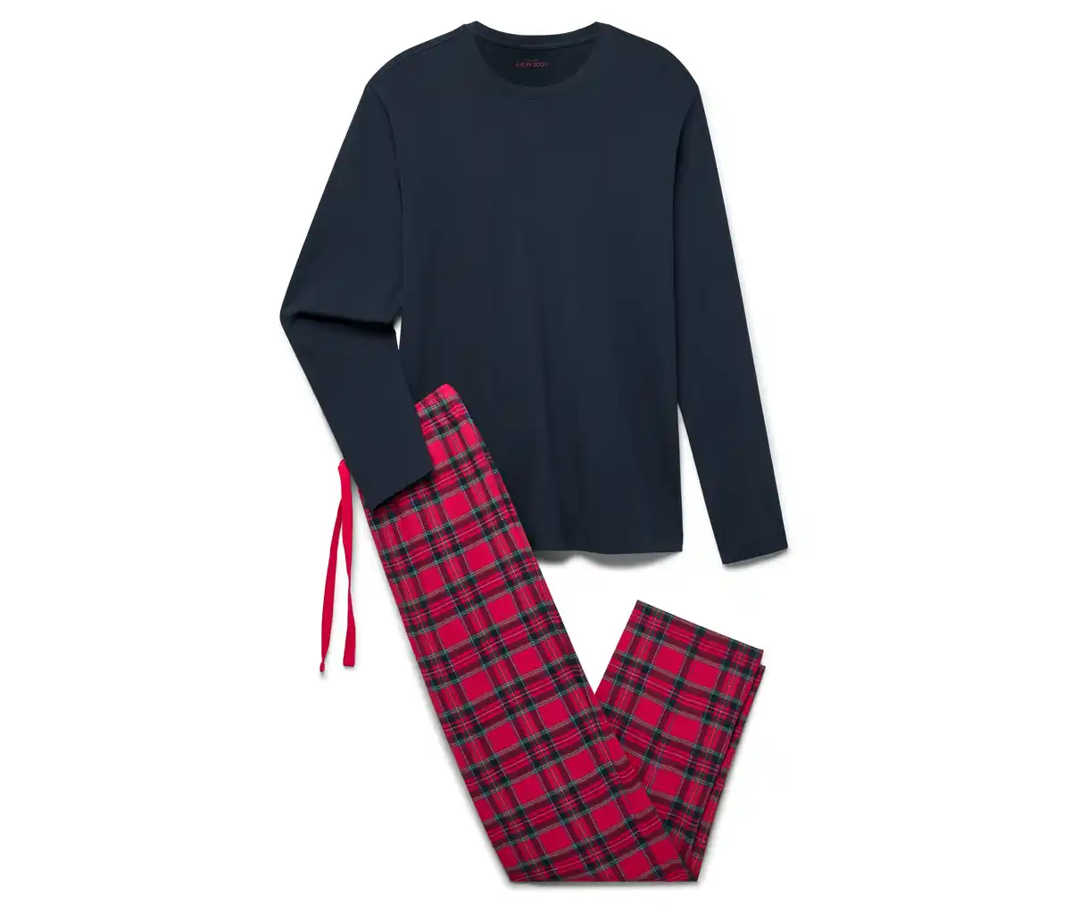 Bild 1 von Pyjama, blau-rot