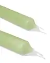 Bild 4 von Lange Haushaltskerze, Ø 2,2 × 29 cm, Hellgrün – 12 Stück