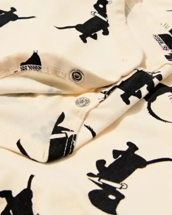 Bild 2 von Takkie und Siepie Strampler Baumwolle mit Stretch eierschalenfarben