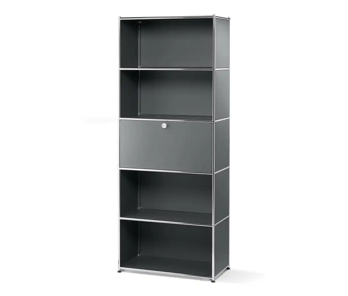 Bild 1 von Hohes Regal Metall »CN3« mit Klappenfach, grau