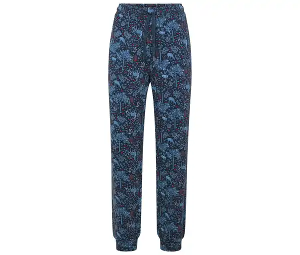 Bild 1 von Pyjamahose, blau mit Alloverprint