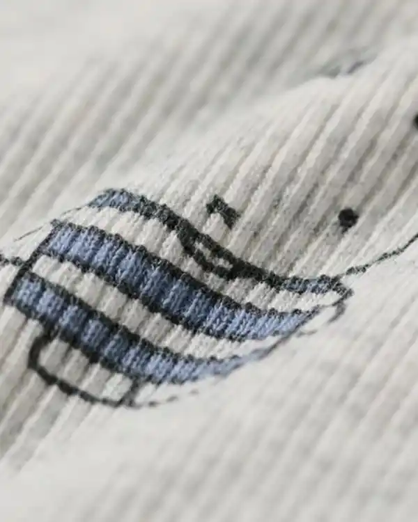 Bild 4 von Miffy Newborn-Strampler zum Mitwachsen, Wickelstrampler, gerippt graumeliert