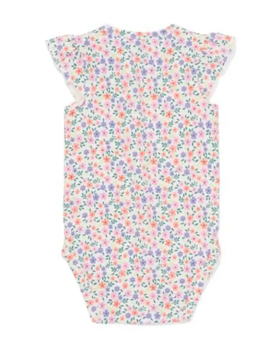 Bild 3 von Strampler Baumwolle mit Stretch Blumen multicolor