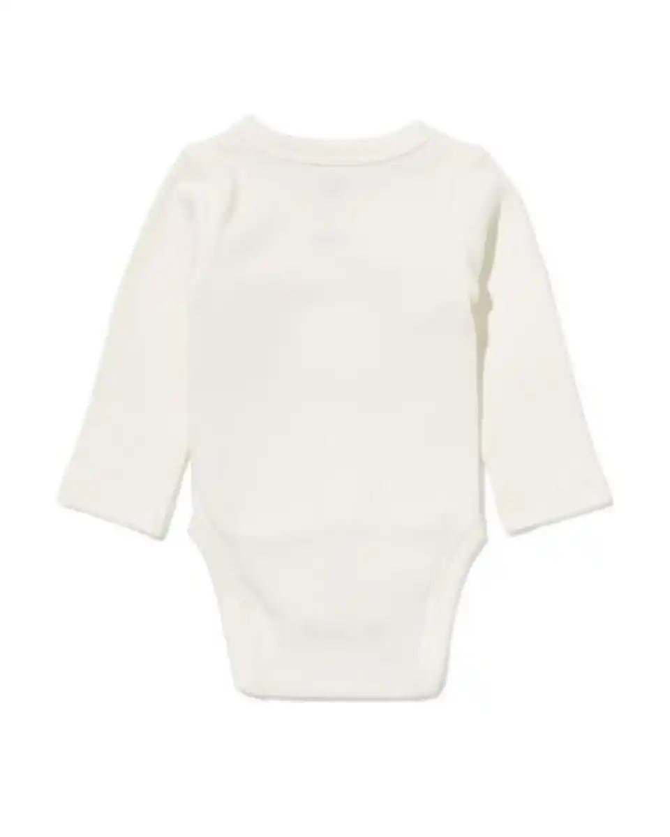 Bild 4 von Newborn-Wickelstrampler zum Mitwachsen, LENZING™ ECOVERO™, gerippt weiß