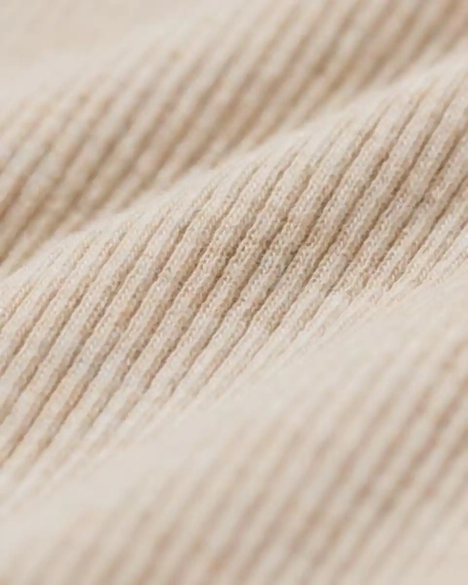 Bild 4 von Newborn-Wickelstrampler zum Mitwachsen, LENZING™ ECOVERO™, gerippt sandfarben