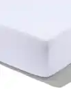 Bild 1 von Spannbettlaken 90 x 200 cm, Flanell weiß