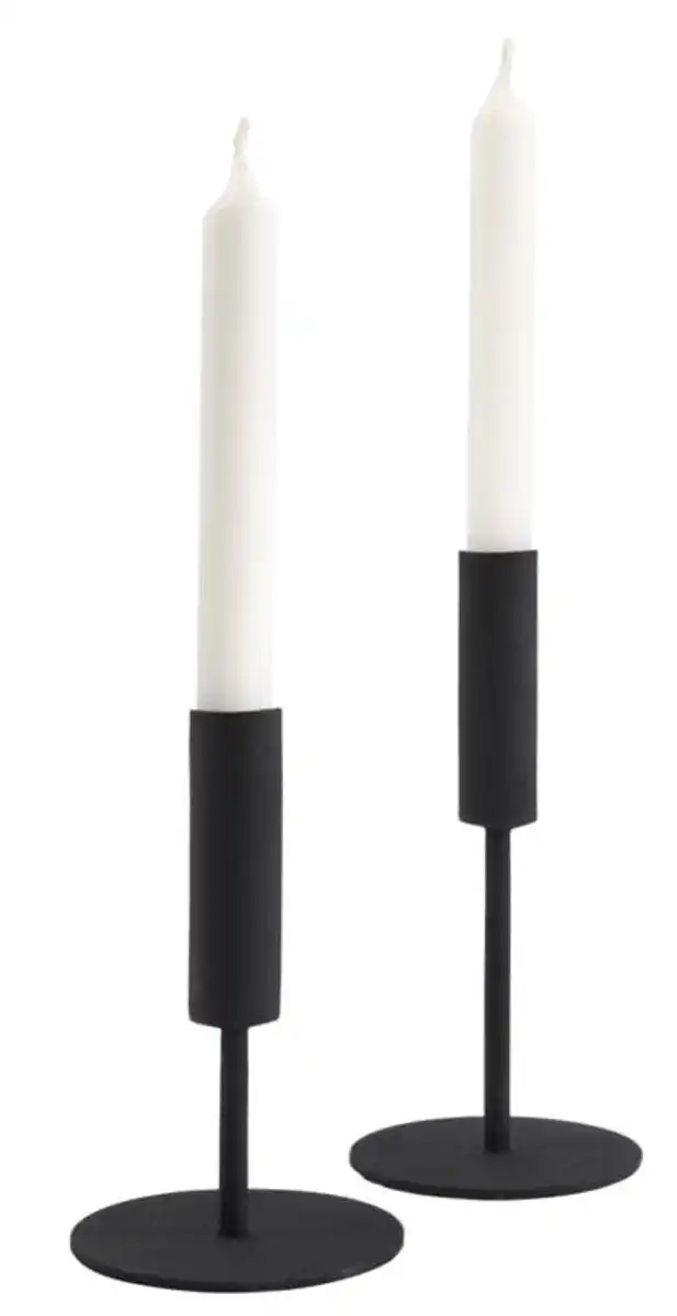 Bild 2 von 8er-Pack Dinnerkerzen, Ø 2 x 17 cm, weiß