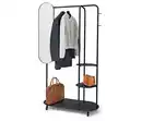Bild 1 von Standgarderobe auf Rollen mit großem Spiegel