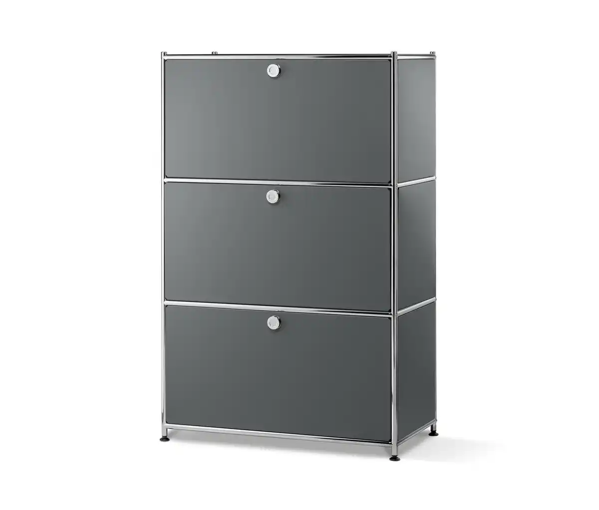 Bild 1 von Regal Metall »CN3« mit 3 Klappenfächern, grau