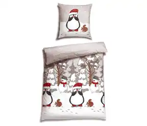 SCHIESSER Feinbiber X-Mas Bettwäsche »Sensia«, Normalgröße