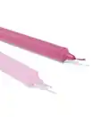 Bild 3 von Haushaltskerzen ⌀ 2,2 x 25 cm, Farbverlauf rosa – 2 Stück