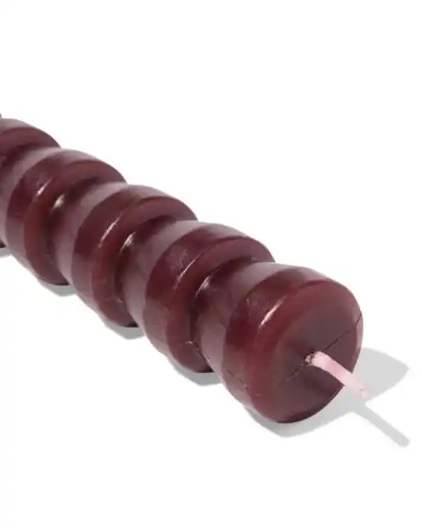 Bild 2 von Haushaltskerze, Ø 2,2 x 25 cm, Diabolo, dunkelrot