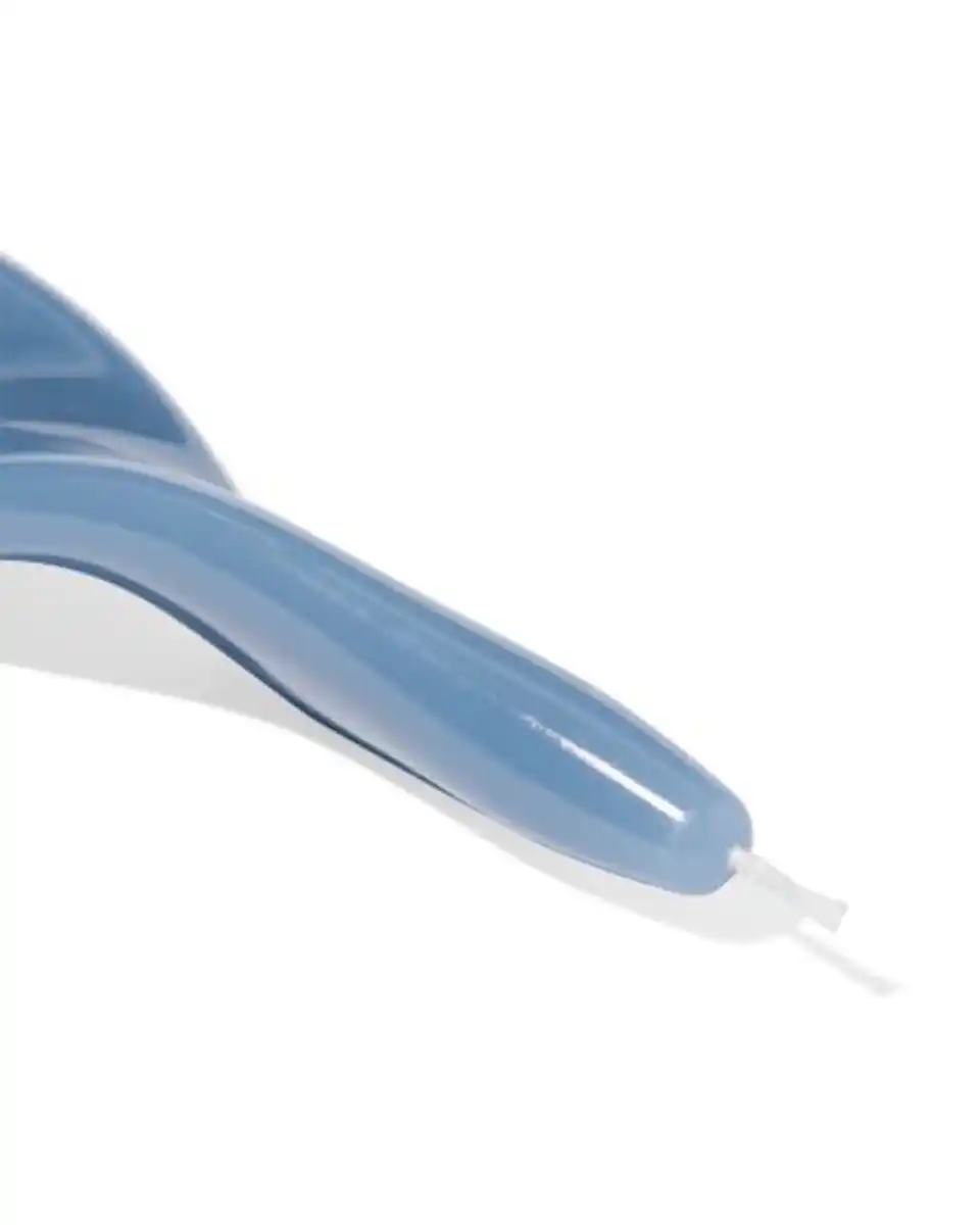 Bild 2 von Haushaltskerze XL ⌀ 4,3 x 27 cm, gedreht, Blau