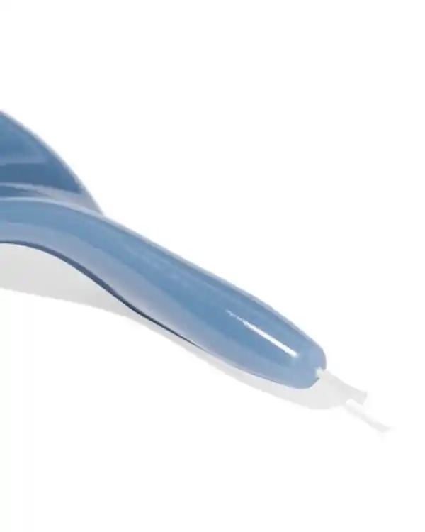 Bild 2 von Haushaltskerze XL ⌀ 4,3 x 27 cm, gedreht, Blau