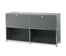 Bild 1 von Sideboard Metall »CN3« mit versetzbaren Klappenfächern, grau