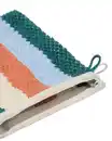 Bild 2 von Waschhandschuh der zweiten Chance, 16 x 21 cm, aus recycelter Baumwolle, gestreift