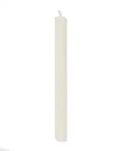 Haushaltskerze Ø 2,2 x 24 cm, Relief, Elfenbein