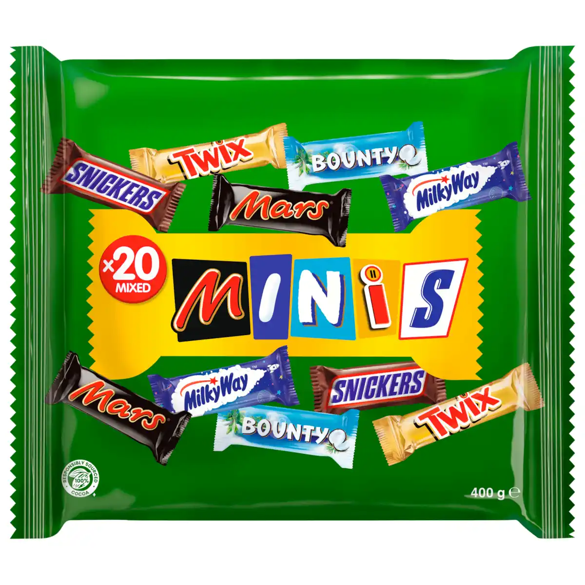 Bild 1 von Mars Mixed Minis Schokoriegel 400g