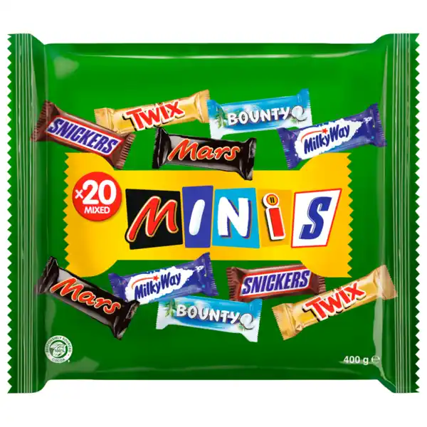 Bild 1 von Mars Mixed Minis Schokoriegel 400g