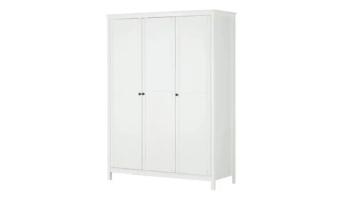 Bild 1 von Massivholz-Drehtürenschrank   ¦ weiß ¦ Maße (cm): B: 155 H: 210 T: 60.0 Schränke > Kleiderschränke > Drehtürenschränke - Möbel Kraft