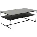 Bild 1 von Novel Couchtisch, Grau, Schwarz, Metall, Glas, Keramik, rechteckig, eckig, 60x43x110 cm, Wohnzimmer, Wohnzimmertische, Couchtische