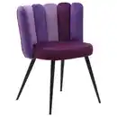 Bild 1 von home24 Stuhl, Lila, Metall, Textil, Rundrohr, 58.5x79x55.5 cm, Stühle