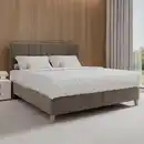 Bild 1 von Boxspringbett Olivia ca. 180x200 cm Braun mit Topper, Braun