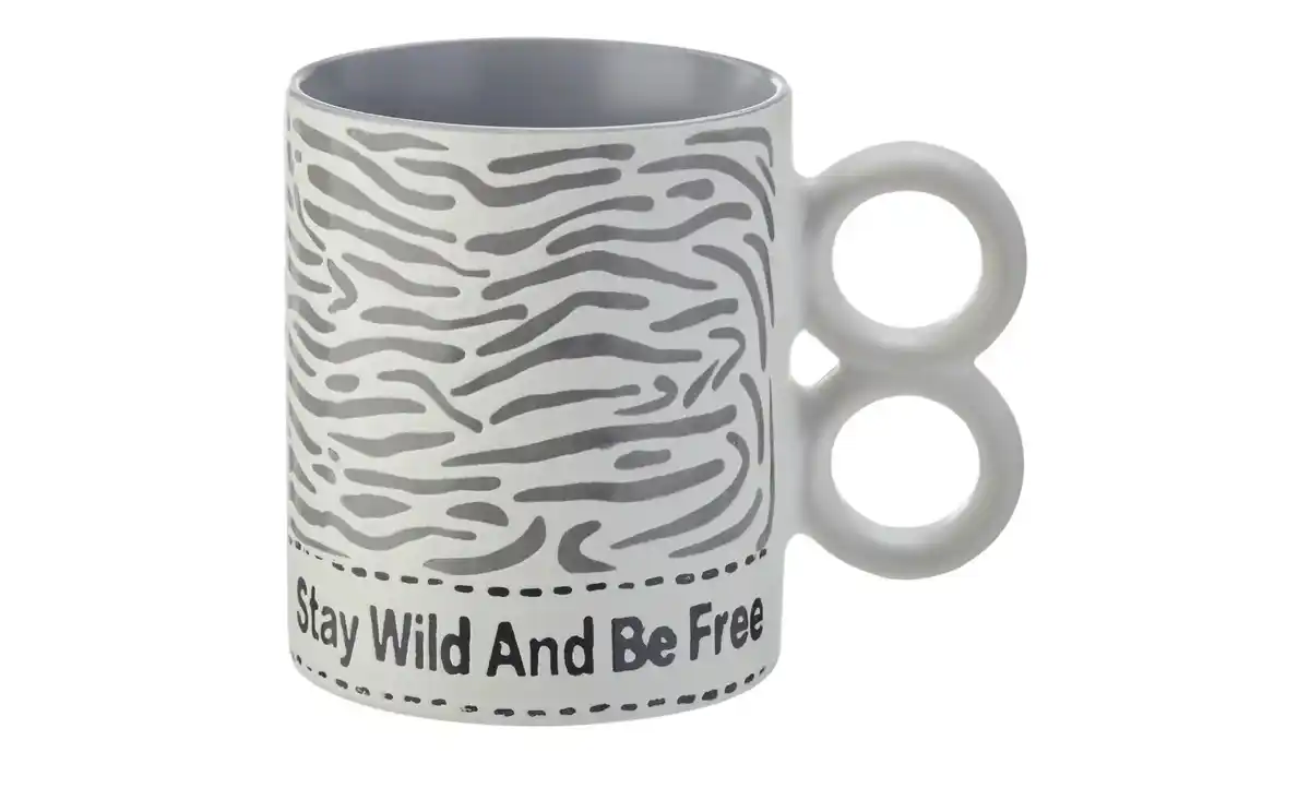 Bild 1 von Peill+Putzler Kaffeebecher  Wildnis ¦ grau ¦ Porzellan ¦ Maße (cm): H: 9,5  Ø: 8.0 Geschirr > Becher - Möbel Kraft