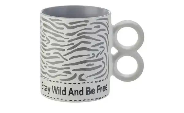 Bild 1 von Peill+Putzler Kaffeebecher  Wildnis ¦ grau ¦ Porzellan ¦ Maße (cm): H: 9,5  Ø: 8.0 Geschirr > Becher - Möbel Kraft