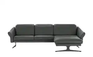 himolla Ecksofa Leder 1059 ¦ grau ¦ Maße (cm): B: 284 H: 83 T: 179.0 Polstermöbel > Sofas > Ecksofas - Möbel Kraft