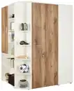 Bild 1 von Eckschrank Young Eichefarben, Weiß, Eichefarben