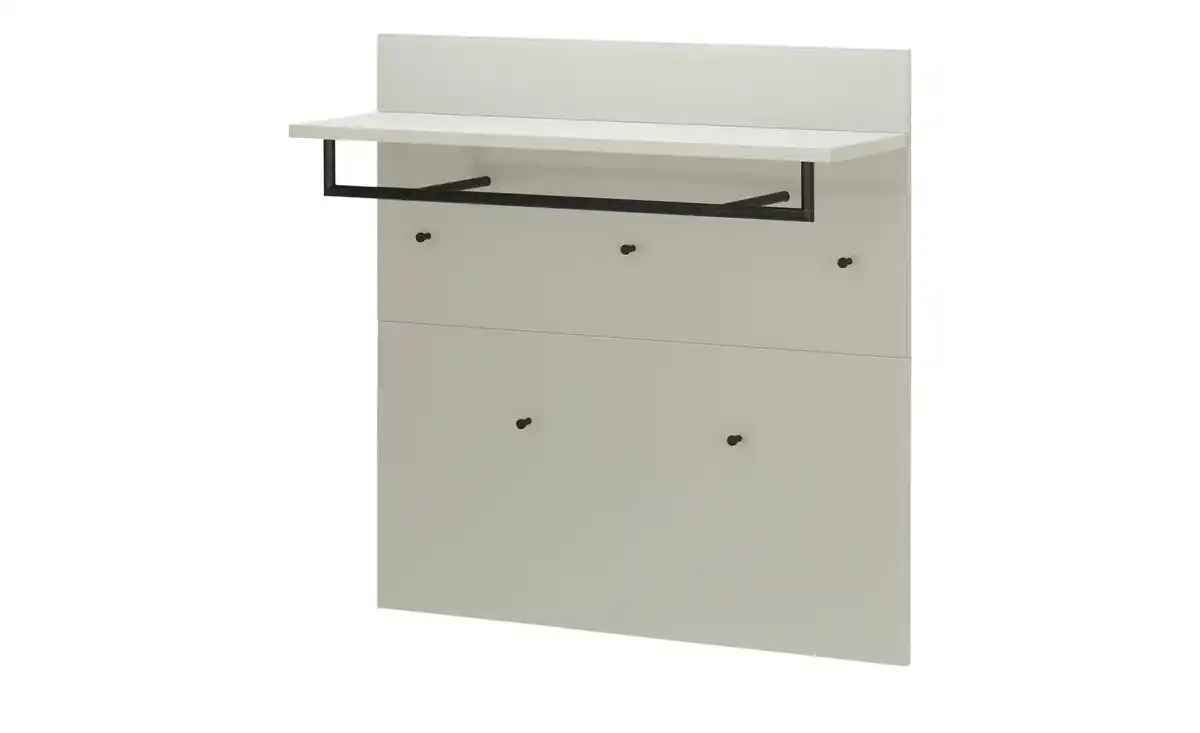 Bild 1 von Primo Garderobenpaneel  Levi ¦ beige ¦ Holzwerkstoff,Glas ¦ Maße (cm): B: 97 H: 96 T: 30.0 Garderoben & Kleiderstangen > Wandgarderoben - Möbel Kraft