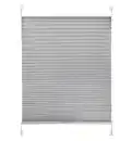 Bild 1 von Plissee Solid Crash Silber ca. 60x130cm, Grau