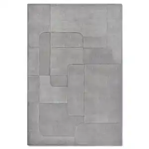 Villeroy & Boch Handwebteppich Kollektion 1906, Grau, Textil, geometrisch, rechteckig, 190x280 cm, für Fußbodenheizung geeignet, in verschiedenen Größen erhältlich, pflegeleicht, strapazierfähi