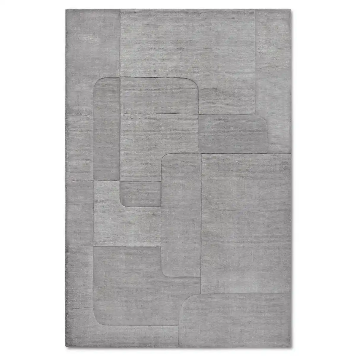 Bild 1 von Villeroy & Boch Handwebteppich Kollektion 1906, Grau, Textil, geometrisch, rechteckig, 190x280 cm, für Fußbodenheizung geeignet, in verschiedenen Größen erhältlich, pflegeleicht, strapazierfähi