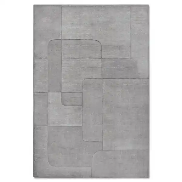 Bild 1 von Villeroy & Boch Handwebteppich Kollektion 1906, Grau, Textil, geometrisch, rechteckig, 190x280 cm, für Fußbodenheizung geeignet, in verschiedenen Größen erhältlich, pflegeleicht, strapazierfähi