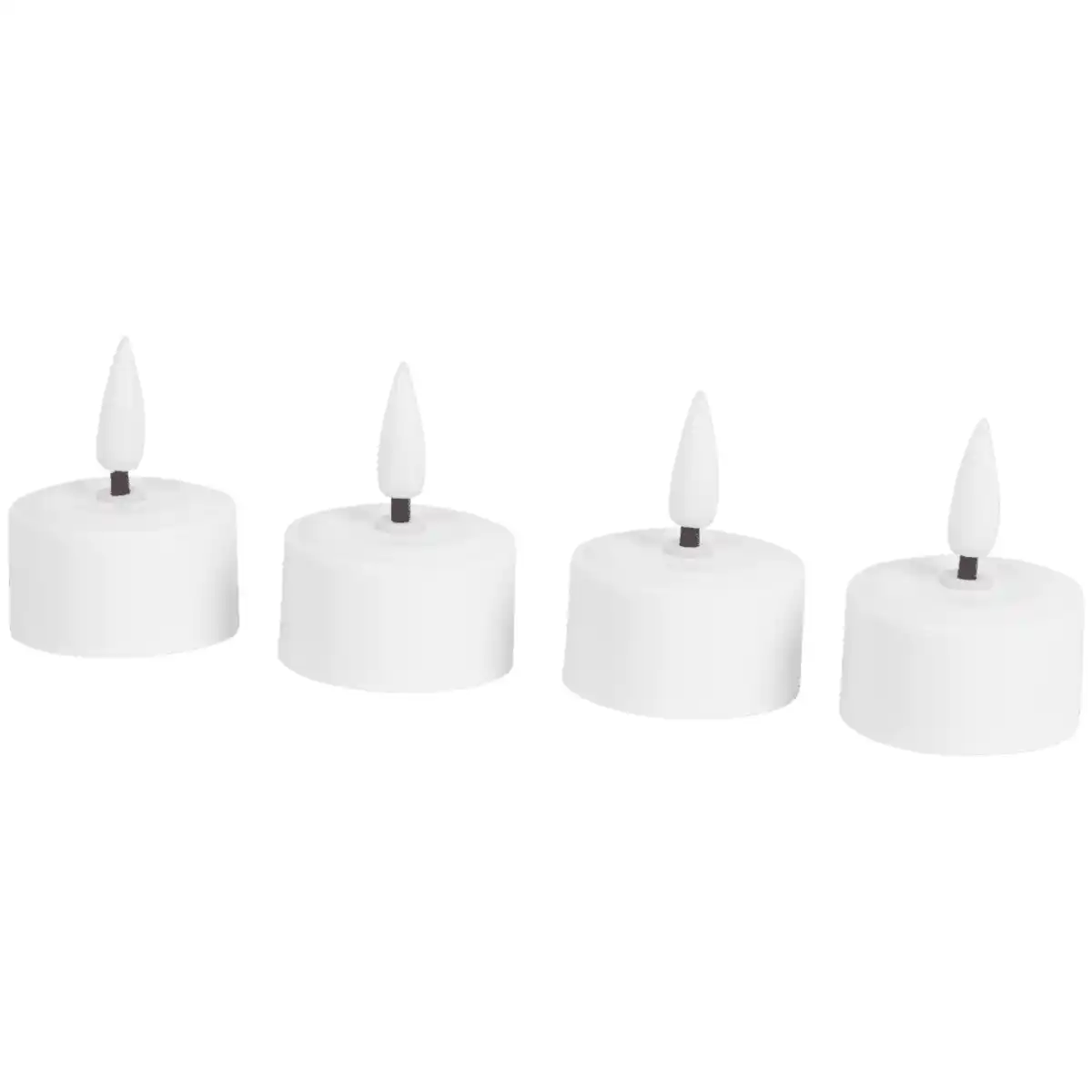 Bild 2 von Wiederaufladbare Teelichter Weiß