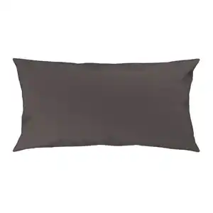 Kissenhülle Xenia Uni Anthrazit ca. 40x80cm, Anthrazit